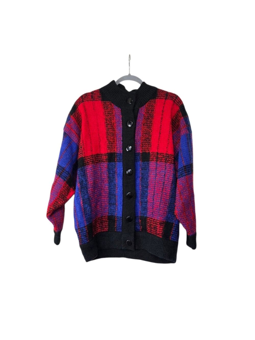 Vintage Deadstock Carducci Sweater Cardigan Chunky Cozy Holiday Women's Large